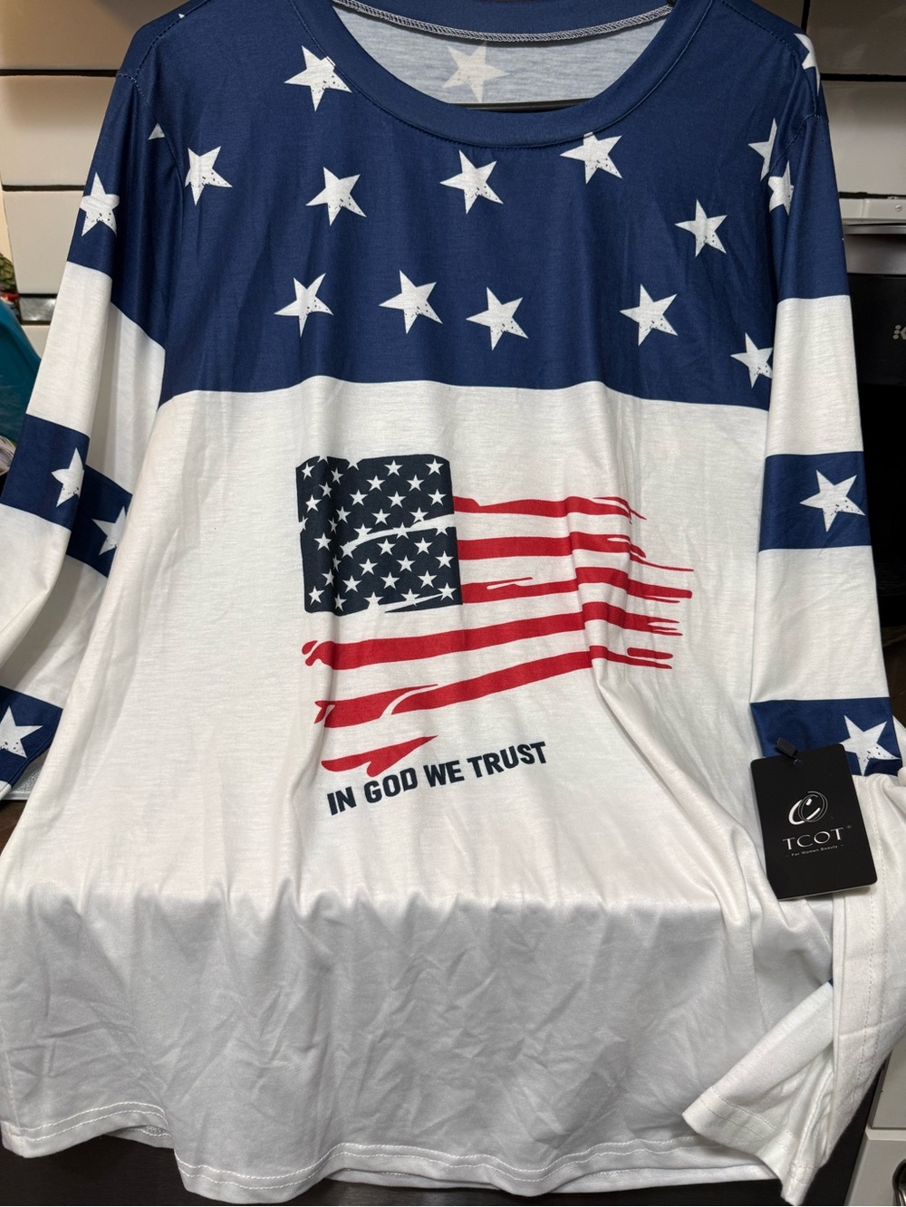 Tcot Womans IN GOD WE TRUST Top